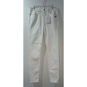 Good American women’s white skinny crop denim jeans NWT #14-1674